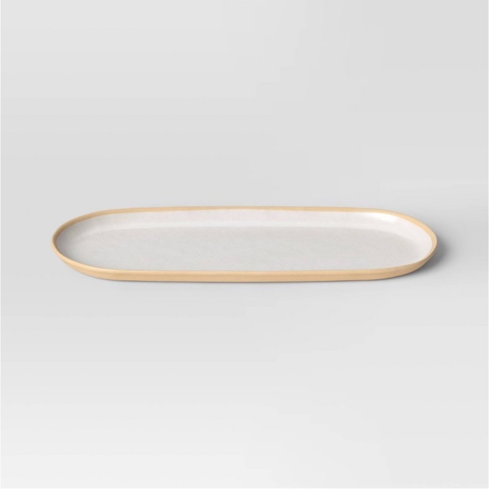 Melamine Serving Platter Set Ivory -Threshold - Picture 3 of 11